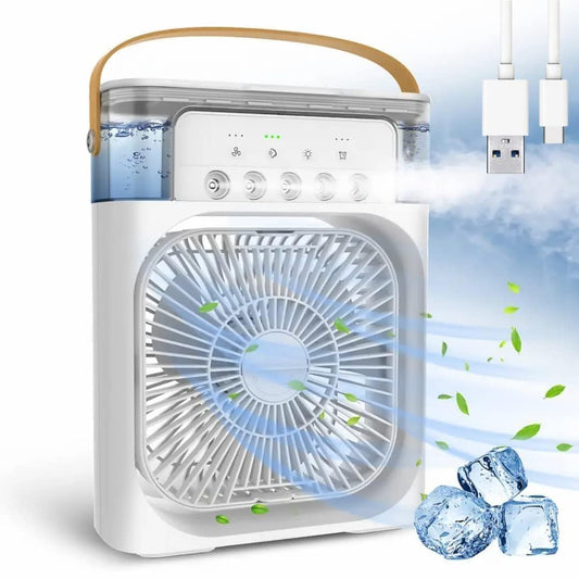 FrostFlow™ Mini Cooler with Aroma & Mist – Your Pocket-Sized Summer Escape!